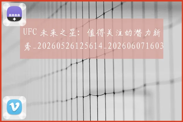 UFC 未来之星：值得关注的潜力新秀_20260526125614_20260607160302